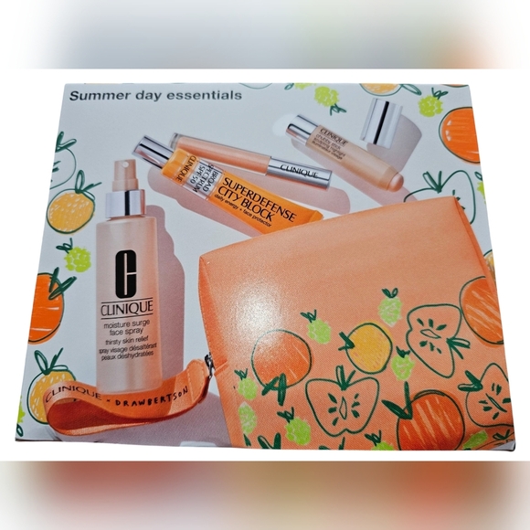 Clinique Other - Clinique Summer Day Essentials Set- Facial Spray, Lips, Cream, and SPF Protector